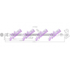 H7202 Brovex-Nelson Тормозной шланг