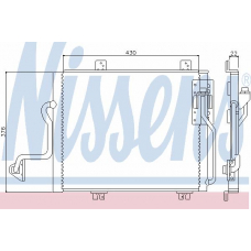 94240 NISSENS Конденсатор, кондиционер