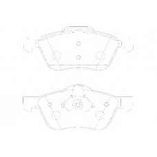 WBP23159A WAGNER LOCKHEED Комплект тормозных колодок, дисковый тормоз