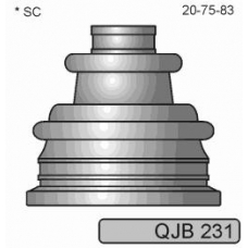 QJB231 QUINTON HAZELL Комплект пылника, приводной вал