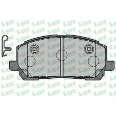 05P1516 LPR Комплект тормозных колодок, дисковый тормоз