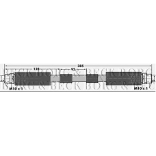BBH6918 BORG & BECK Тормозной шланг