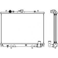 3322-1002 SAKURA  Automotive Радиатор, охлаждение двигателя