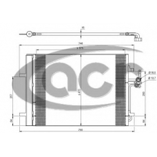 300687 ACR Конденсатор, кондиционер