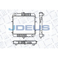 RA0200300 JDEUS Радиатор, охлаждение двигателя