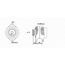 943346133010 MAGNETI MARELLI Генератор