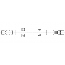 G1900.42 WOKING Тормозной шланг