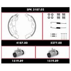 SPK 3187.02 ROADHOUSE Комплект тормозов, барабанный тормозной механизм