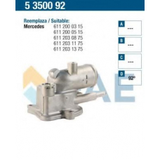 5350092 FAE Термостат, охлаждающая жидкость