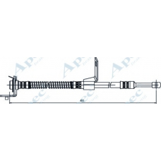 HOS4139 APEC Тормозной шланг