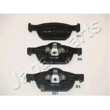 PA-407AF JAPANPARTS Комплект тормозных колодок, дисковый тормоз