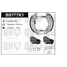 BS777K1 QUINTON HAZELL Комплект тормозов, барабанный тормозной механизм