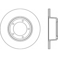 BDR1057.10 OPEN PARTS Тормозной диск