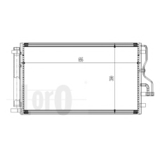 019-016-0017 LORO Конденсатор, кондиционер