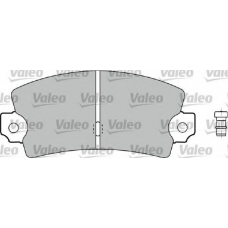 598085 VALEO Комплект тормозных колодок, дисковый тормоз