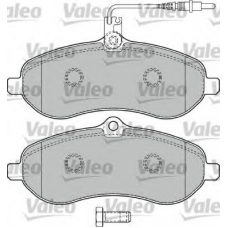 598899 VALEO Комплект тормозных колодок, дисковый тормоз