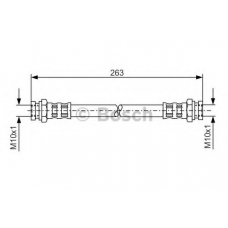 1 987 476 466 BOSCH Тормозной шланг