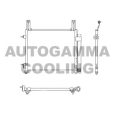 105071 AUTOGAMMA Конденсатор, кондиционер