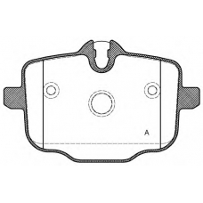 BPA1433.00 OPEN PARTS Комплект тормозных колодок, дисковый тормоз