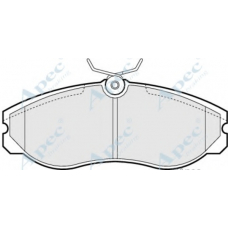 PAD806 APEC Комплект тормозных колодок, дисковый тормоз