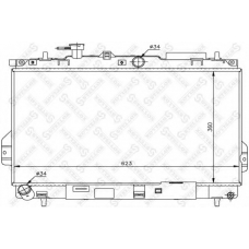 10-26596-SX STELLOX Радиатор, охлаждение двигателя