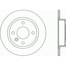 BDR1610.10 OPEN PARTS Тормозной диск