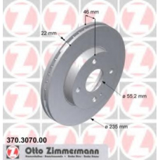 370.3070.00 ZIMMERMANN Тормозной диск