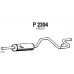 P2304 FENNO Средний глушитель выхлопных газов