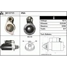 911711 EDR Стартер