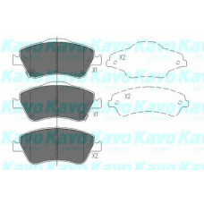 KBP-9027 KAVO PARTS Комплект тормозных колодок, дисковый тормоз