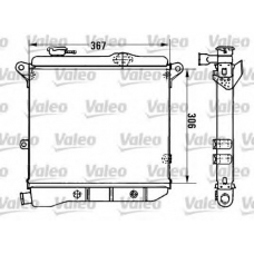 961809 VALEO Радиатор, охлаждение двигателя