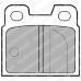 LP83 DELPHI Комплект тормозных колодок, дисковый тормоз