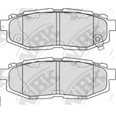 PN7803 NiBK Комплект тормозных колодок, дисковый тормоз