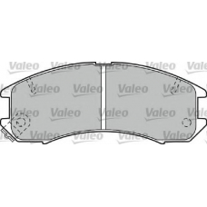 598250 VALEO Комплект тормозных колодок, дисковый тормоз