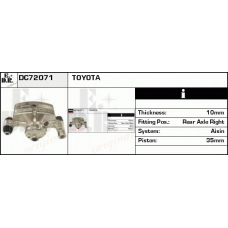 DC72071 EDR Тормозной суппорт