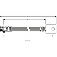 PHA325 TRW Тормозной шланг