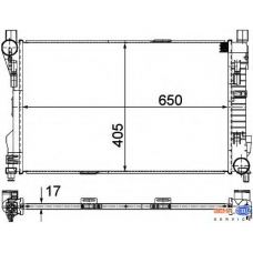 8MK 376 769-761 HELLA Радиатор, охлаждение двигателя