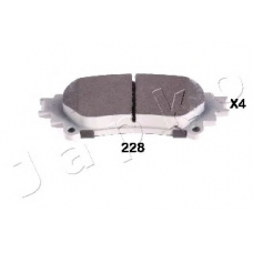 51228 JAPKO Комплект тормозных колодок, дисковый тормоз