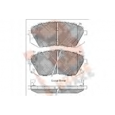 RB1826 R BRAKE Комплект тормозных колодок, дисковый тормоз
