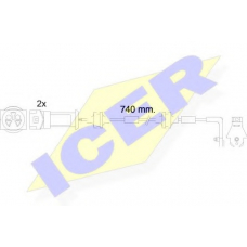 610446 E C ICER Сигнализатор, износ тормозных колодок