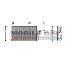 5800V185 VAN WEZEL Испаритель, кондиционер