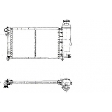 2110900 BEHR Radiator