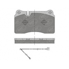 SP 396 SCT Комплект тормозных колодок, дисковый тормоз