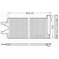 DCN07050 DENSO Конденсатор, кондиционер