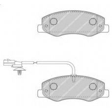 FVR4349 FERODO Комплект тормозных колодок, дисковый тормоз