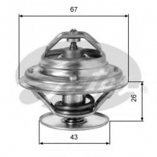 TH05586G1 GATES Термостат, охлаждающая жидкость