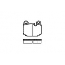 0014.10 QUINTON HAZELL Комплект тормозных колодок, дисковый тормоз
