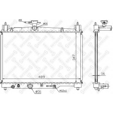 10-26388-SX STELLOX Радиатор, охлаждение двигателя
