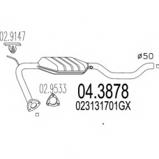 04.3878 MTS Катализатор
