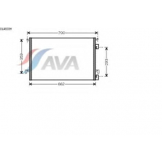 OLA5334 AVA Конденсатор, кондиционер